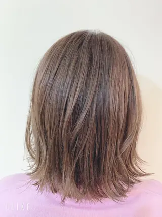 ミディアム カラー なりたいが叶う ながしまじゅんきのヘアスタイル