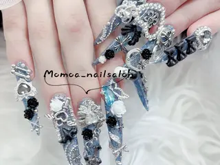 ネイル MoMoA Nail ネイル長さ出し専門店のネイルデザイン