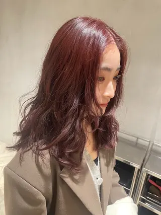 ロング カラー LEAPS adore都島店所属・みゆう 都島/透明感のヘアスタイル