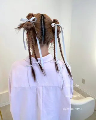 ヘアアレンジ ヘアメイク new meのヘアスタイル