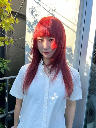 セミロング カラー sakoda shunkiのヘアスタイル
