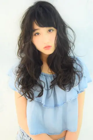 セミロング カラー パーマ ヘアアレンジ メンズ キッズ ネイル マツエク・マツパ EnBlesS西宮 マンツーマン神道有基のヘアスタイル