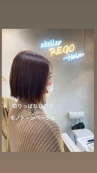ショート REGO Hair &eye salonのヘアスタイル