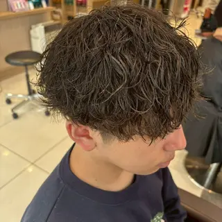 ショート パーマ メンズ 極艶縮毛/髪質改善/ KOTAのヘアスタイル