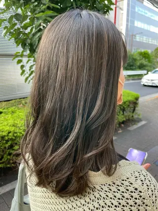 ミディアム カラー 🦋NAKAMURA 🦋のヘアスタイル