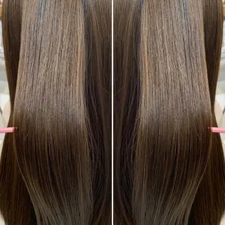 セミロング カラー ブリーチ特化/ハイト ーン/ホワイトカラーのヘアスタイル