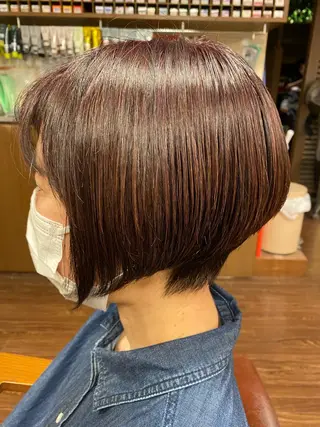 ショート カラー liL  hair サトウリョウタのヘアスタイル