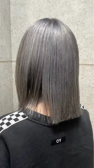 ミディアム ハイトーン・ボブ 🎀/𝐚𝐨𝐢のヘアスタイル