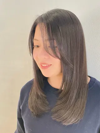 セミロング 渡辺 広宣のヘアスタイル