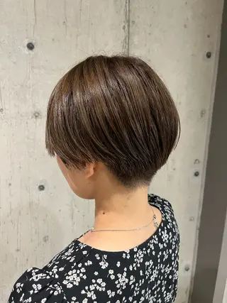 ショート カラー ボブ×艶カラー 特化・リクト💥のヘアスタイル