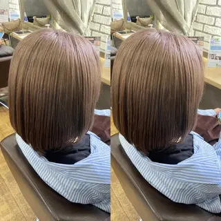 ミディアム カラー 美髪整形✨髪質改善 ✨中村弘仁/チーフのヘアスタイル