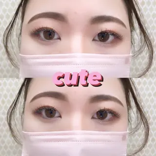 マツエク・マツパ アイブロウ BAMBI 🖤KAWAIのマツエク・マツパデザイン