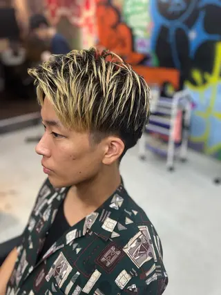 ショート カラー メンズ 錦糸町/Men's cutパーマ石川史弥のヘアスタイル