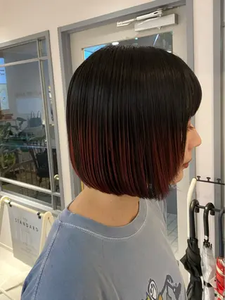 ショート カラー ‎🤍透明感カラー 【仙川】セリナ‎🤍のヘアスタイル