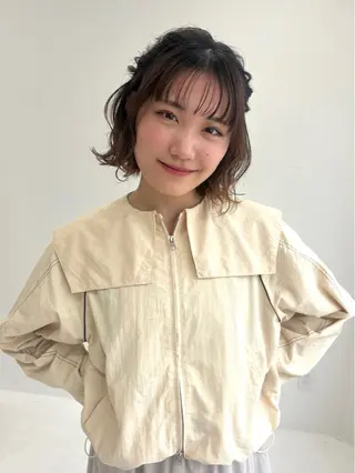 ショート カラー パーマ SHICUNE /ミホのヘアスタイル