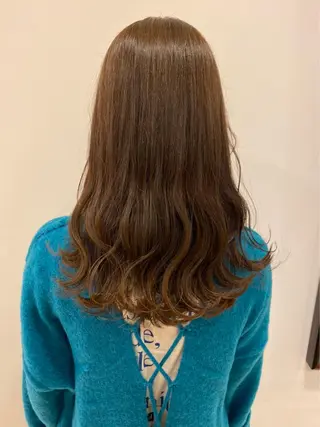 ロング 菊池 栄里奈のヘアスタイル