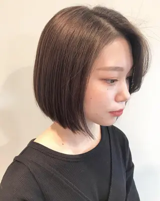 ショート カラー 烏丸韓国ヘア🇰🇷 ayaka🎀のヘアスタイル