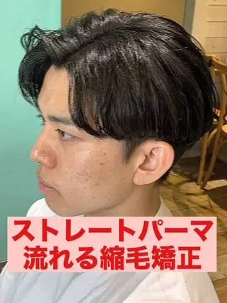 ショート パーマ メンズ メンズパーマ&メンズ 縮毛矯正/平野/渋谷のヘアスタイル