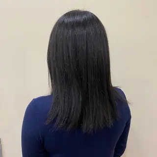 セミロング 柴田 秋樺のヘアスタイル