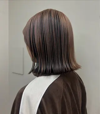 ショート カラー 大阪デザインカラー/ カットモデル募集のヘアスタイル