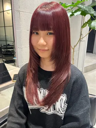 ロング カラー Juna✂️ レイヤー / ボブのヘアスタイル