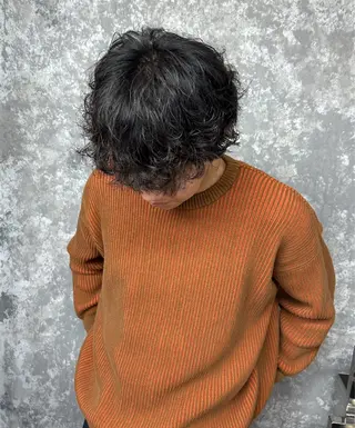 パーマ メンズ 🌈メンズパーマ🌈 メンズカットアリサのヘアスタイル