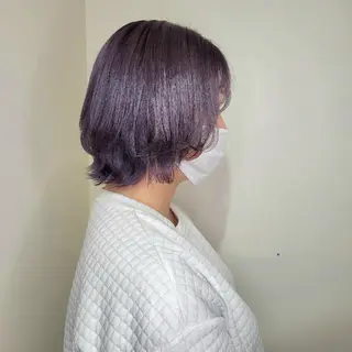 ショート 🇰🇷透明感×ハイ トーン🌟tomoのヘアスタイル