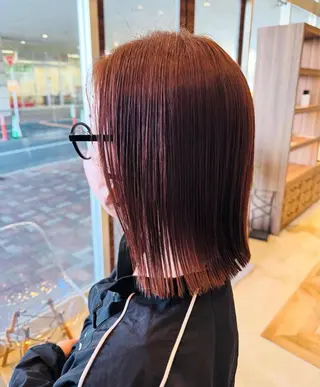 ミディアム カラー 勝山 碧のヘアスタイル