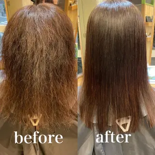 セミロング 縮毛矯正/髪質改善 主税巧一のヘアスタイル