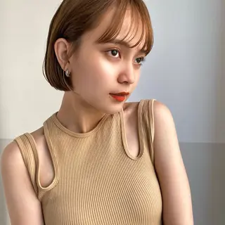 ショート カラー 🪭risa 暖色/レイヤー🪭のヘアスタイル