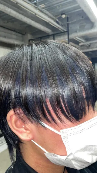 ミディアム 新宿/韓国ヘア/ 髪質改善ストレートのヘアスタイル