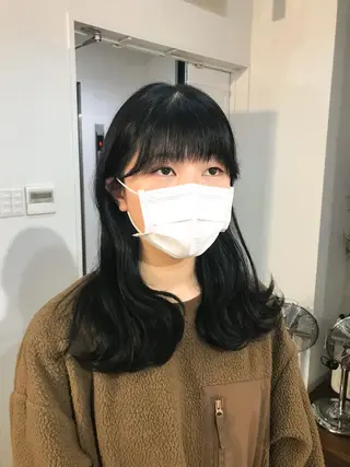 ロング 中江 友哉のヘアスタイル