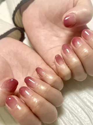 ネイル BURGUNDY hirokoのネイルデザイン