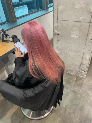 ロング カラー ハイトーン 横浜💞ミオのヘアスタイル