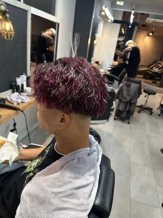カラー メンズ 🇺🇸大宮パーマ 波巻き/ツイスパのヘアスタイル