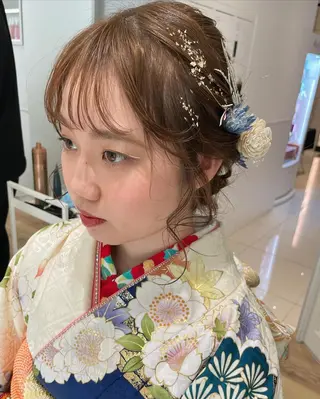ミディアム カラー パーマ ヘアアレンジ メンズ キッズ ネイル マツエク・マツパ 🫧垢抜けヘア🫧 SHIORIのヘアスタイル