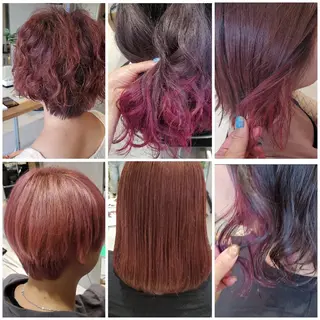 カラー ヘアアレンジ オリーブ透明感カラー 表参道/MIKUのヘアスタイル