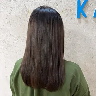 ロング カラー 田中 杏奈のヘアスタイル