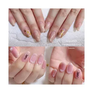 ミディアム ネイル 👑enen style👑のネイルデザイン
