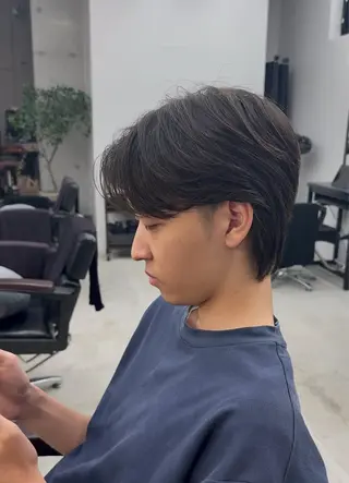 メンズ Hikaru艶カラー /メンズカットのヘアスタイル