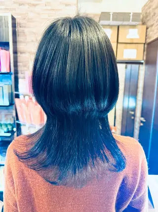 ミディアム 髪質改善池袋𓊆 大士𓊇ダブルカラーのヘアスタイル