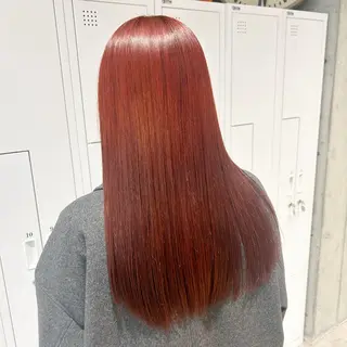 ロング カラー 🤡暖色レイヤー 🤡みさきのヘアスタイル