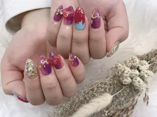 ネイル 🦋ネイルサロン ブラン🌈ゆりのネイルデザイン