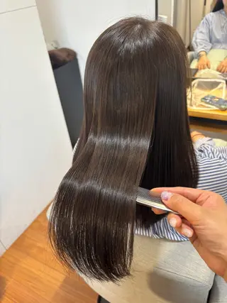 ロング カラー 齋藤 奈美希のヘアスタイル