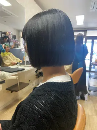 ミディアム 千上 結希奈のヘアスタイル