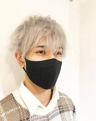 カラー ヘアアレンジ メンズ メンズ特化✂️栗原 侑也のヘアスタイル