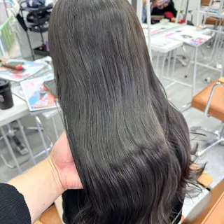 ロング カラー ヘアアレンジ ブリーチなしカラー /新百合ヶ丘/安形翔のヘアスタイル