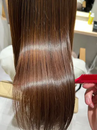 セミロング 美髪矯正特化 花川大樹のヘアスタイル