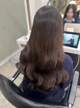 ロング プルエクステ/カラー ⭐️KIR̋Aのヘアスタイル