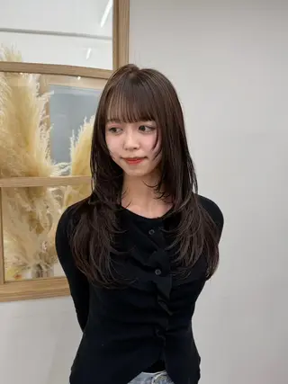 ロング カラー newi fhami 吉祥寺のヘアスタイル